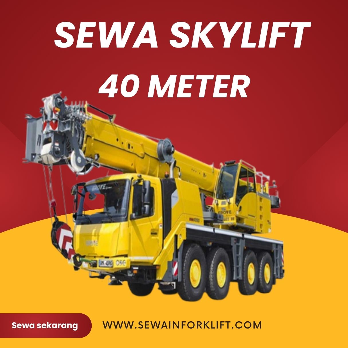 Sewa Skylift 40 Meter